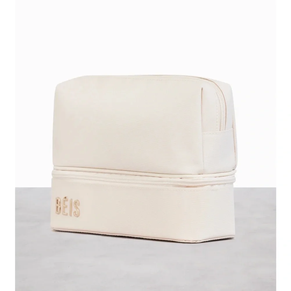BEIS Double-Decker Cream Cosmetic Case